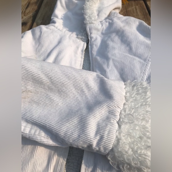 Seventy seven 77💕White corduroy winter coat 💕 - Picture 2 of 10